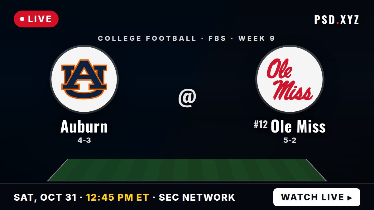 Auburn Tigers vs Ole Miss Rebels preview