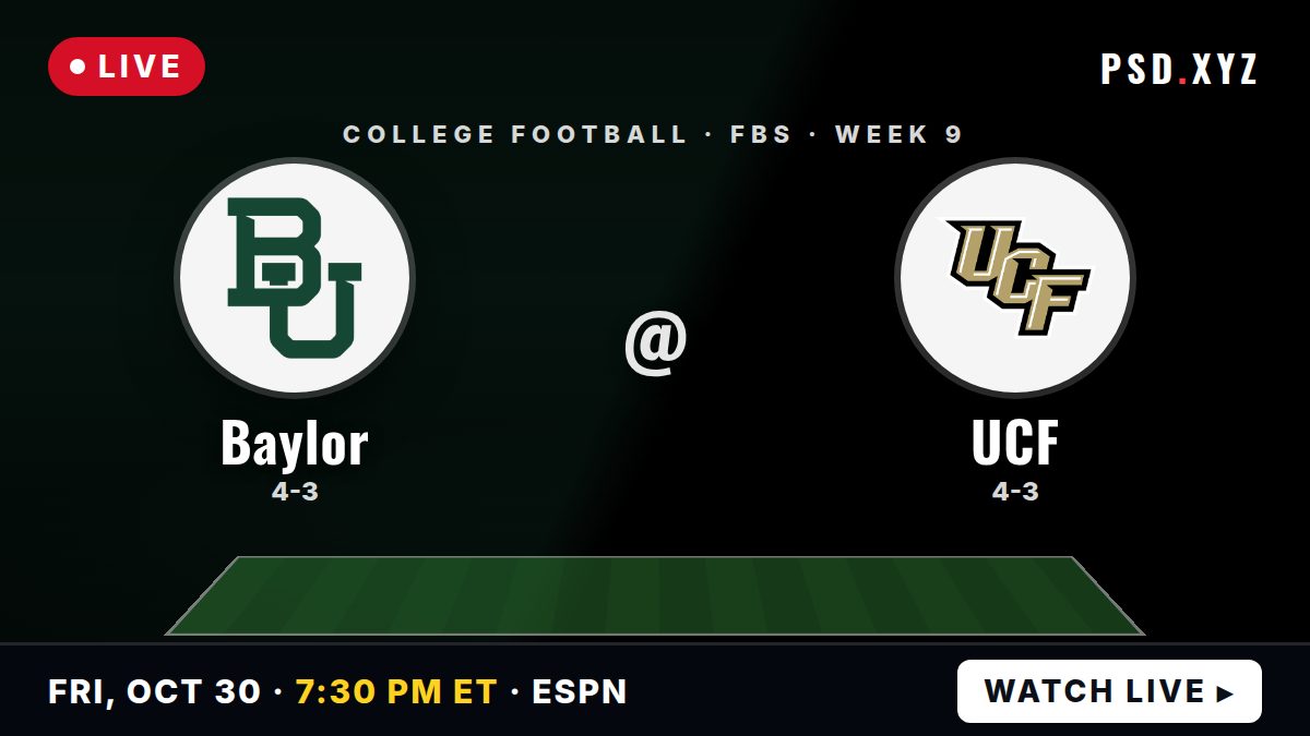 Baylor Bears vs UCF Knights preview