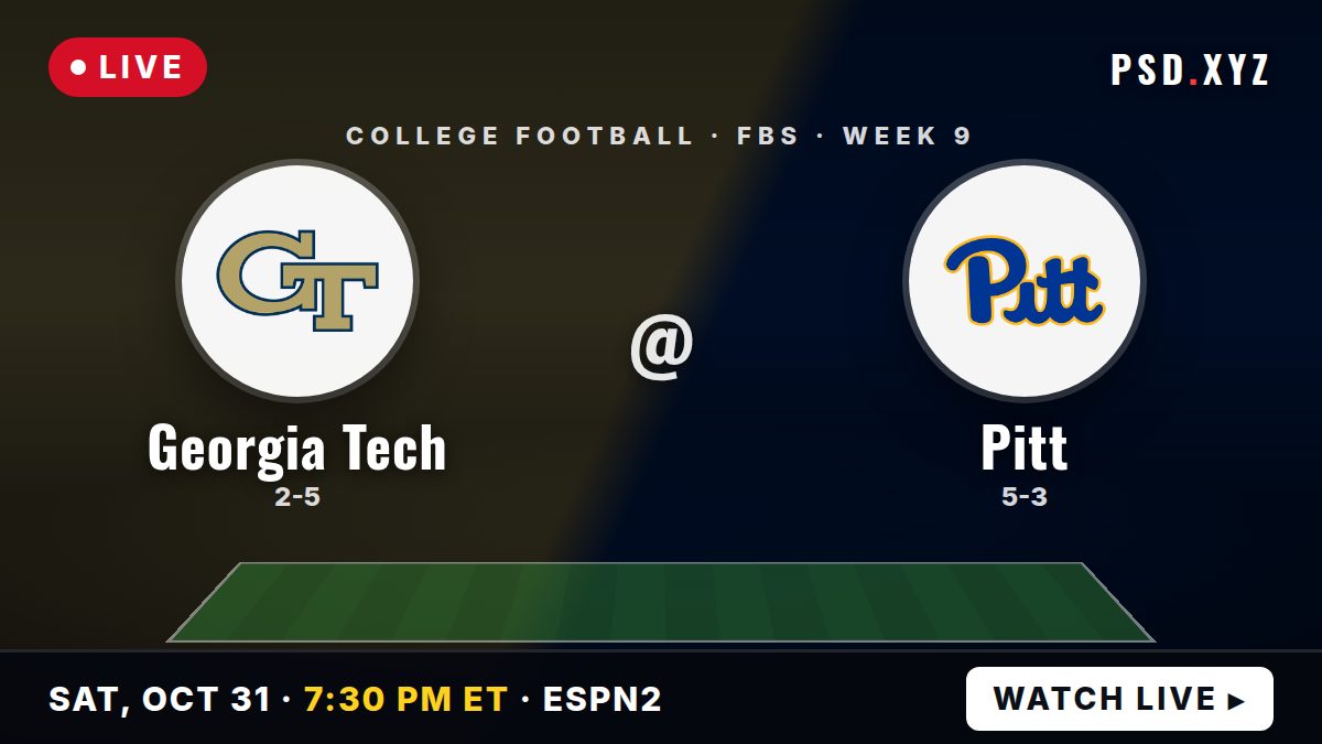 Georgia Tech Yellow Jackets vs Pittsburgh Panthers preview