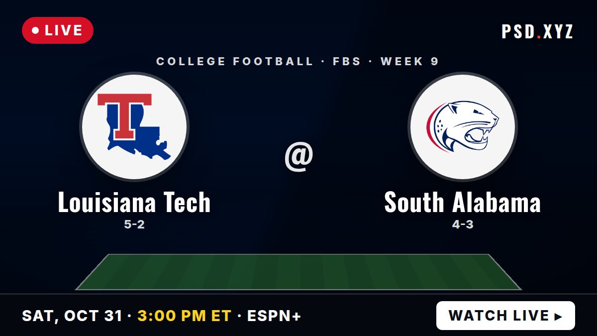 Louisiana Tech Bulldogs vs South Alabama Jaguars preview