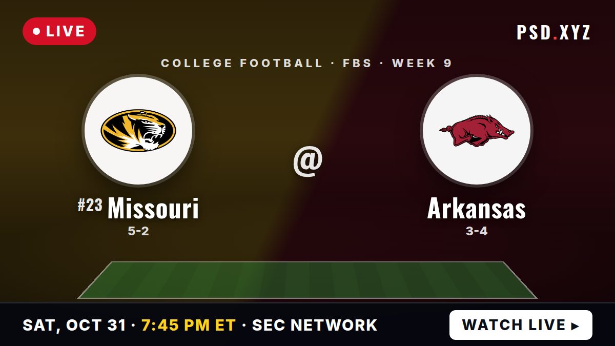 Missouri Tigers vs Arkansas Razorbacks preview