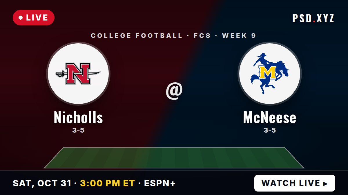 Nicholls Colonels vs McNeese Cowboys preview