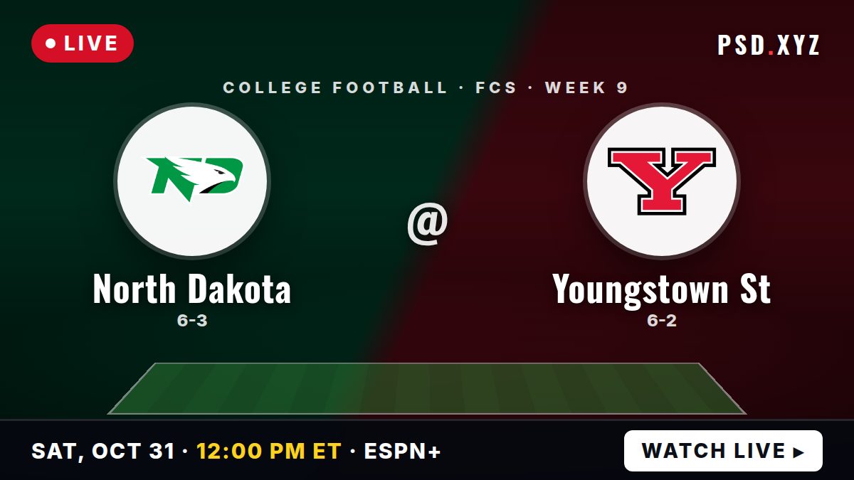 North Dakota Fighting Hawks vs Youngstown State Penguins preview