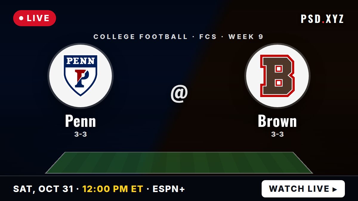 Pennsylvania Quakers vs Brown Bears preview