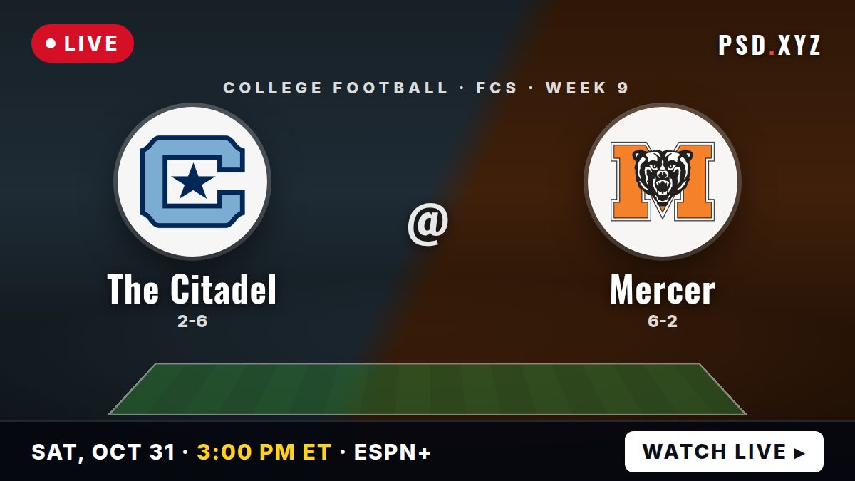 The Citadel Bulldogs vs Mercer Bears preview