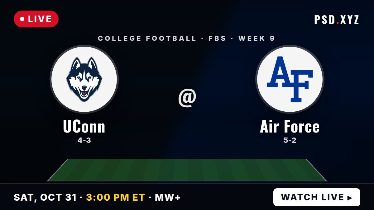 UConn Huskies vs Air Force Falcons preview