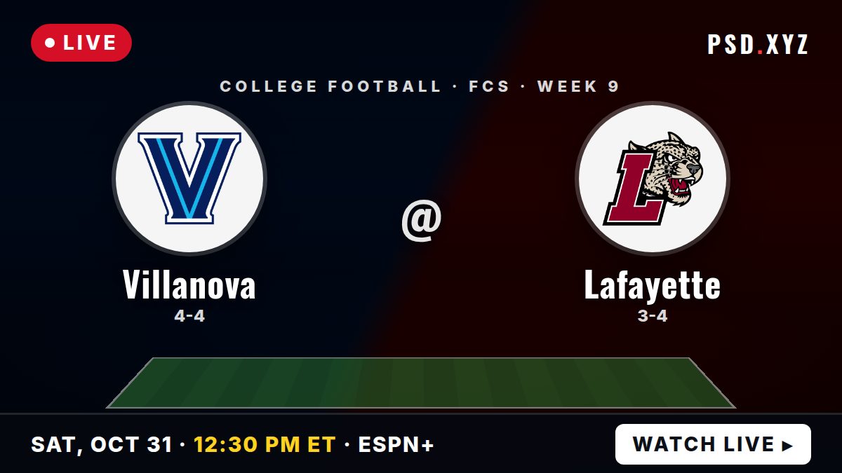 Villanova Wildcats vs Lafayette Leopards preview