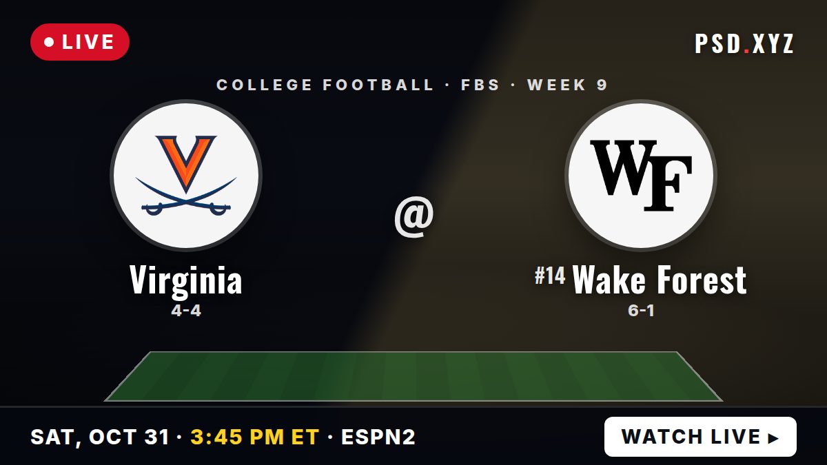 Virginia Cavaliers vs Wake Forest Demon Deacons preview